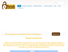 Tablet Screenshot of locksmithsg.com.sg